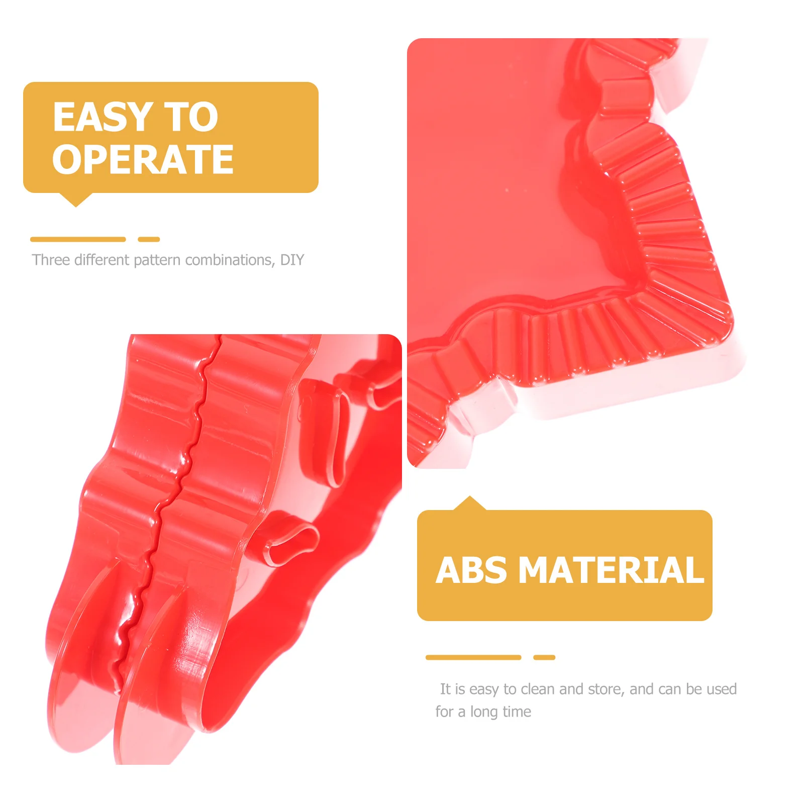 

3Pcs Christmas Cookie Moulds Smooth Snowflake Gloves Pine Tree Molds for Baking Hand Pie Press Fall Mini Pie Cutter