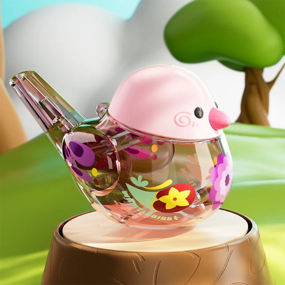 

Cute Bird's Call Water Bird Whistle Can Add Water Colorful Bird Educatinal Toy Whistle Abs Musical Instrume Babies