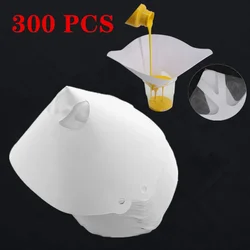 50/100/200/300pcs Paper Paint Strainers Paper Paint Conical Strainers Mesh Filter Cone Strainer Paint Funnel 125 micron