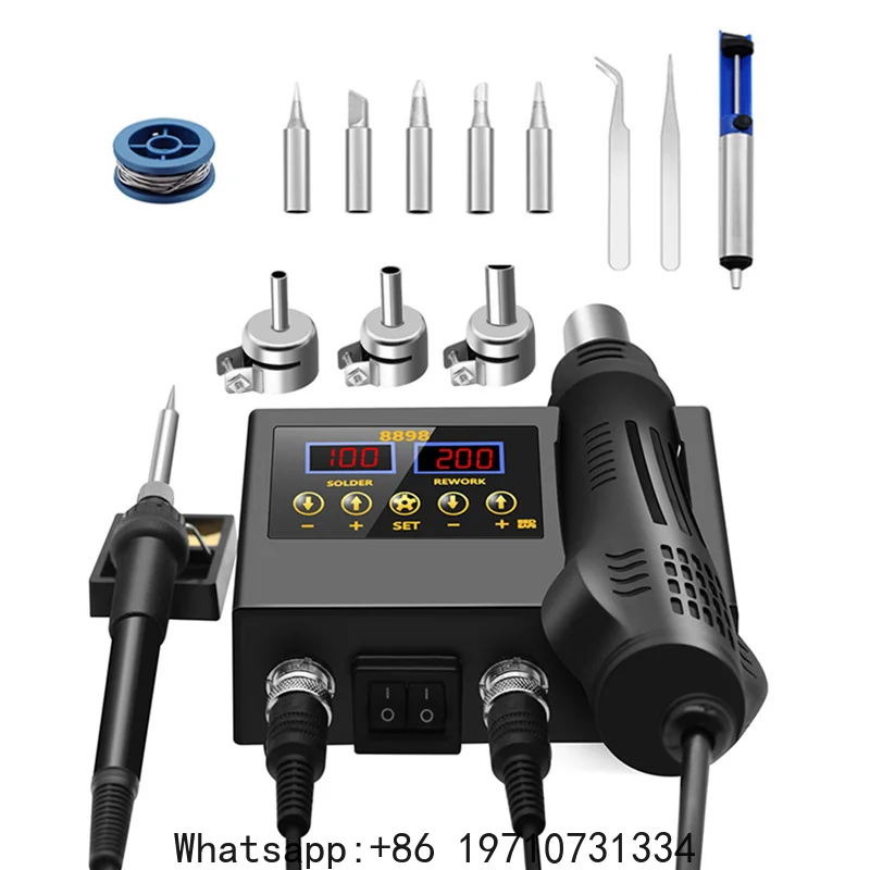 station-de-soudage-portable-numerique-8898-avec-pistolet-a-air-chaud-station-de-retravaillage-souffleur-d'air-chaud-pistolet-thermique-decapant-a-air-chaud-vs-8586d-8586