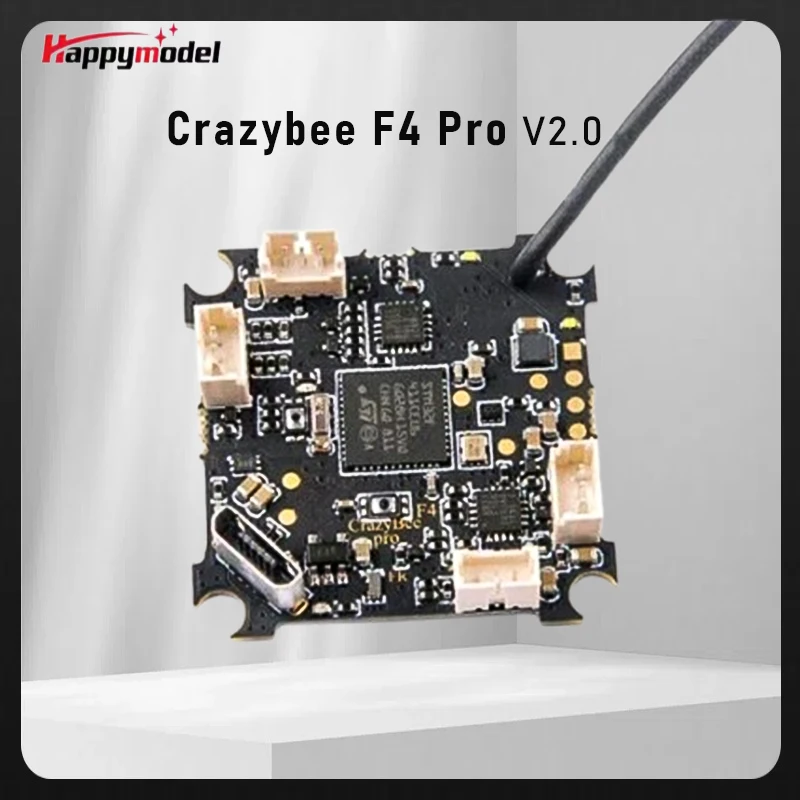 

HappyModel Crazybee F4 Pro V2.0 Контроллер полета BLHELIS 5A ESC SPI Приемники для FPV Tinywhoop Cinewhoop Drone Mobula7 HD DIY