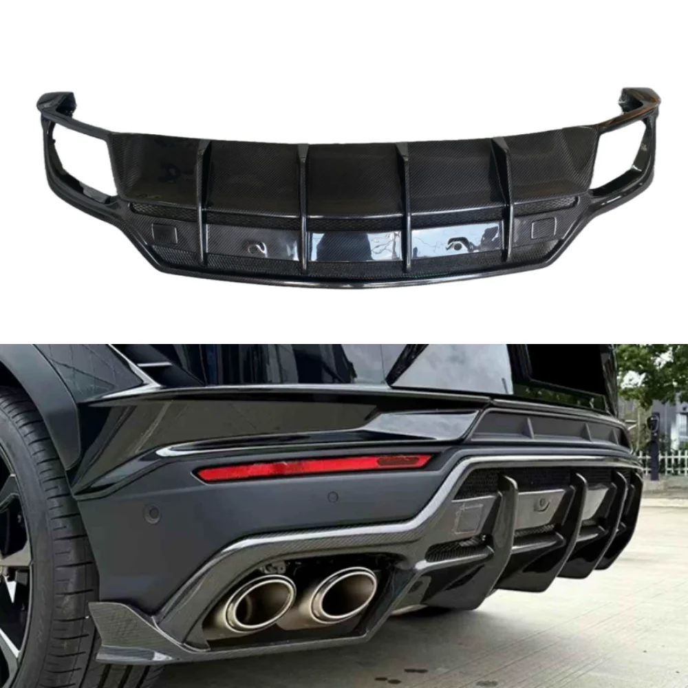Hot Selling Custom Rear Bumper Lip Car Kit for Lamborghini URUS S Upgraded Topcar Style Carbon Fiber Rear Diffuser Body Kit