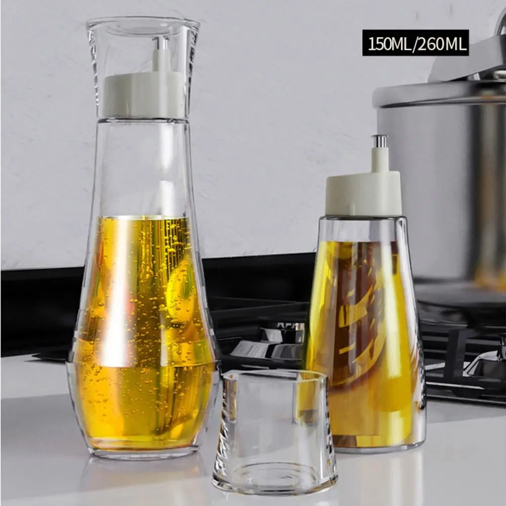 

Refillable Glass Mouthwash Dispenser Portable Steel Spout Kitchen Dispensing Bottle Dust-proof with Lid Oil Sprayer Farmhouse