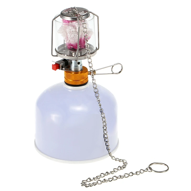 Outdoor Camping Gas Lantern Piezo Ignition Portable Mini Gas Tent Lamp Light Camping Equipment Cooking Accessories