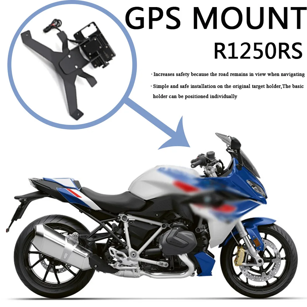 

New 2021 For BMW R 1250 RS r1250rs Motorcycle windshield Stand Holder Phone Mobile Phone GPS Navigation Plate Bracket R1250RS