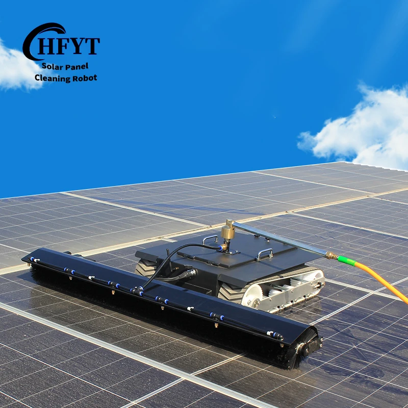

Roof Photovoltaic Solar Panel Cleaner Brush High Rotary Speed Solar Panel Cleaning Robot for Pv Project Machine Equipment