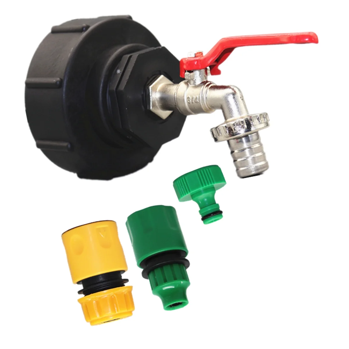 IBC-uitlaatkraan IBC-uitlaatkraan 45720 inch IBC-adapter S100x8 messing IBC-kogeluitlaat