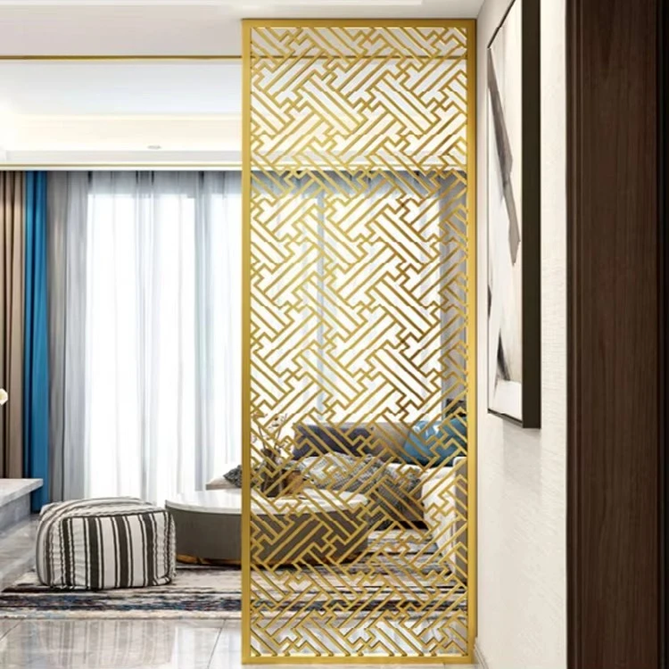 

ej-Waterproof Panel Room Dividers Aluminum Sliding Interior Office and Living Room Divider with Hanging Steel Wooden Panels&