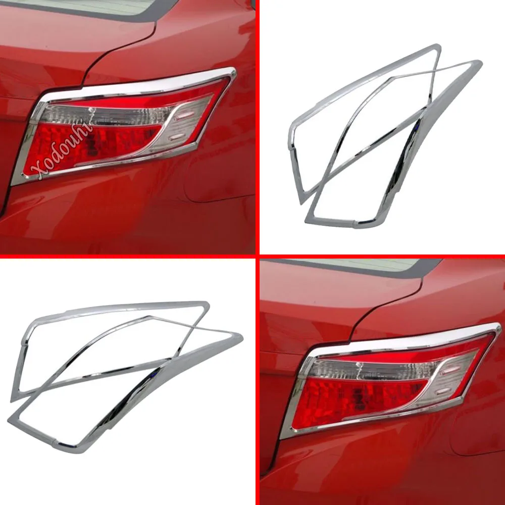 

Car ABS Chrome Cover Trim Back Tail Rear Light Lamp Frame Hood Part For Toyota Vios/Yaris Sedan 2014 2015 2016 2017 2018 2019