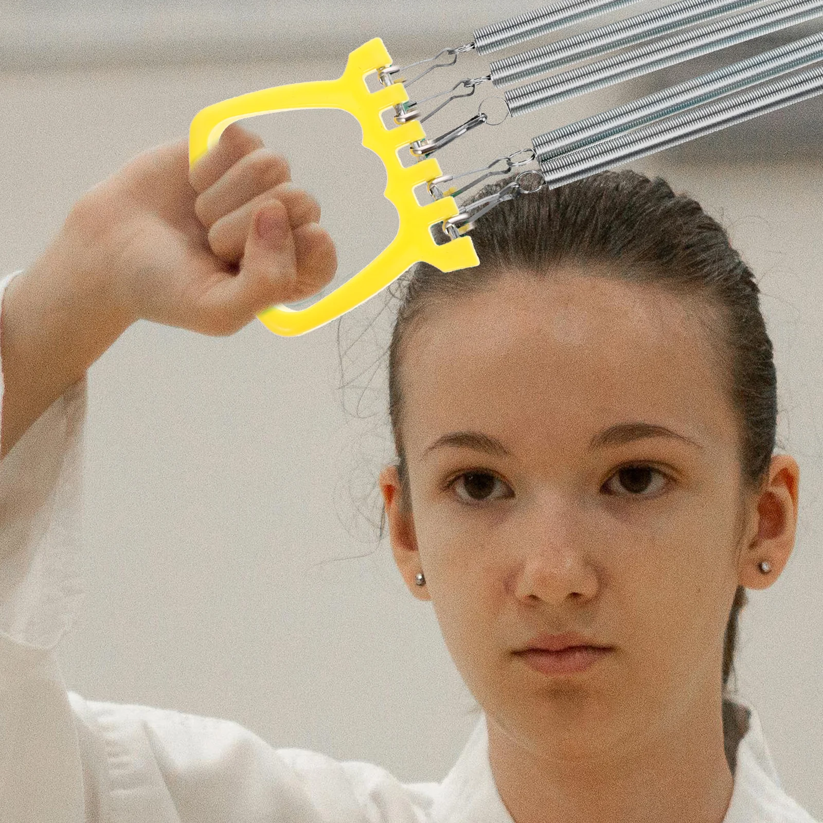 

Spring Steel Chest Expander Fitness Exerciser Lightweight Portable Workout Pull Rope Safety Reliable Chest Expander