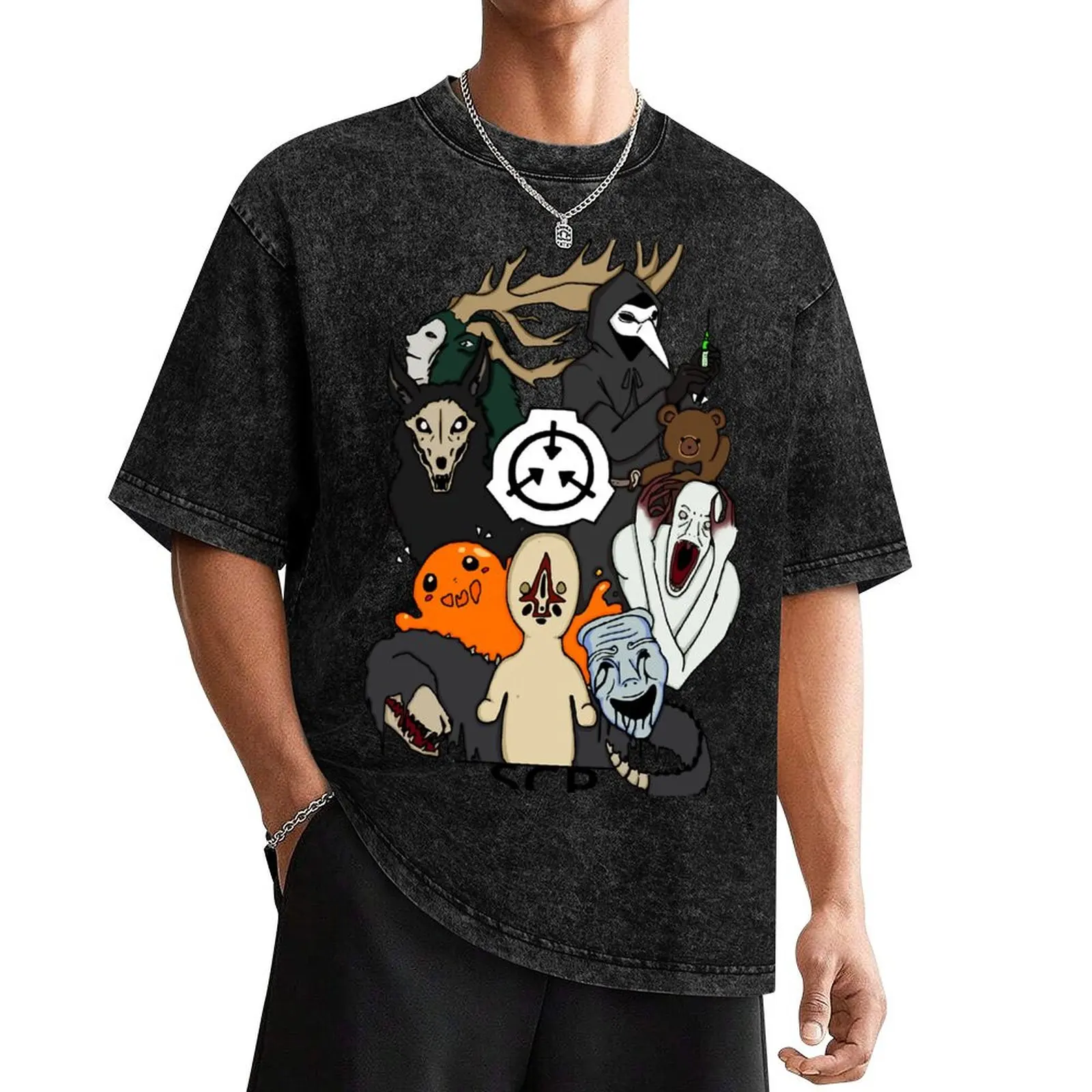 

SCP_s colored T-Shirt boys animal print oversized mens vintage t shirts