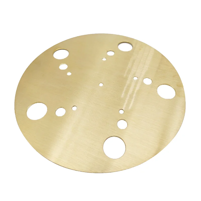 BISM High-Fidelity Pure Brass Turntable Platter Mat Record Players Pad for LP Vinyl Record Player Home Accessories