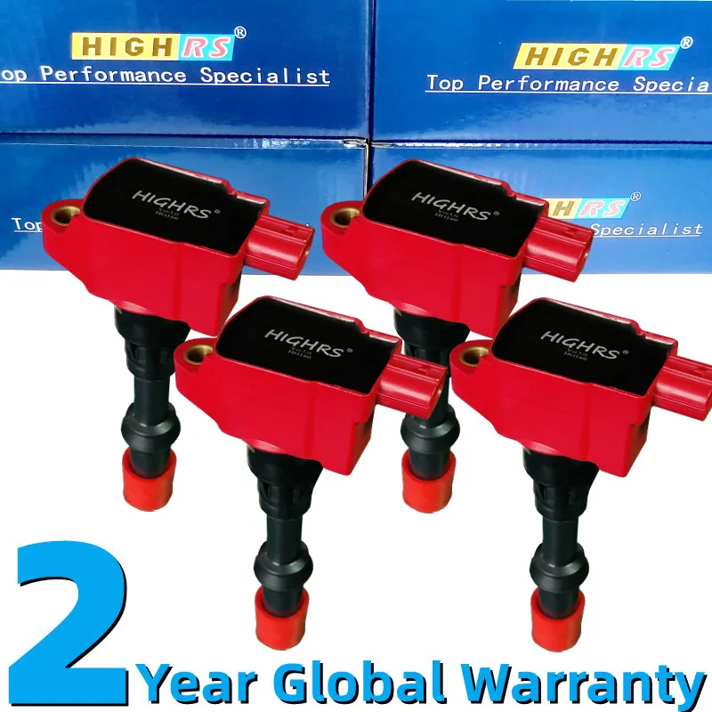 

Set of 4 Ignition coil pack fit 2003 2004 2005 Honda Jazz GLI Civic FIT L13A Hybrid LDA1 L13A1 1.3L Performance 30520-PWA-003