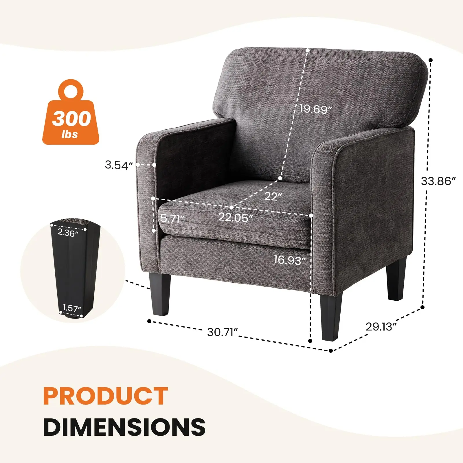 Thumbnail 2 - #13 Cheap Accent Lounge Chairs Worth Buying