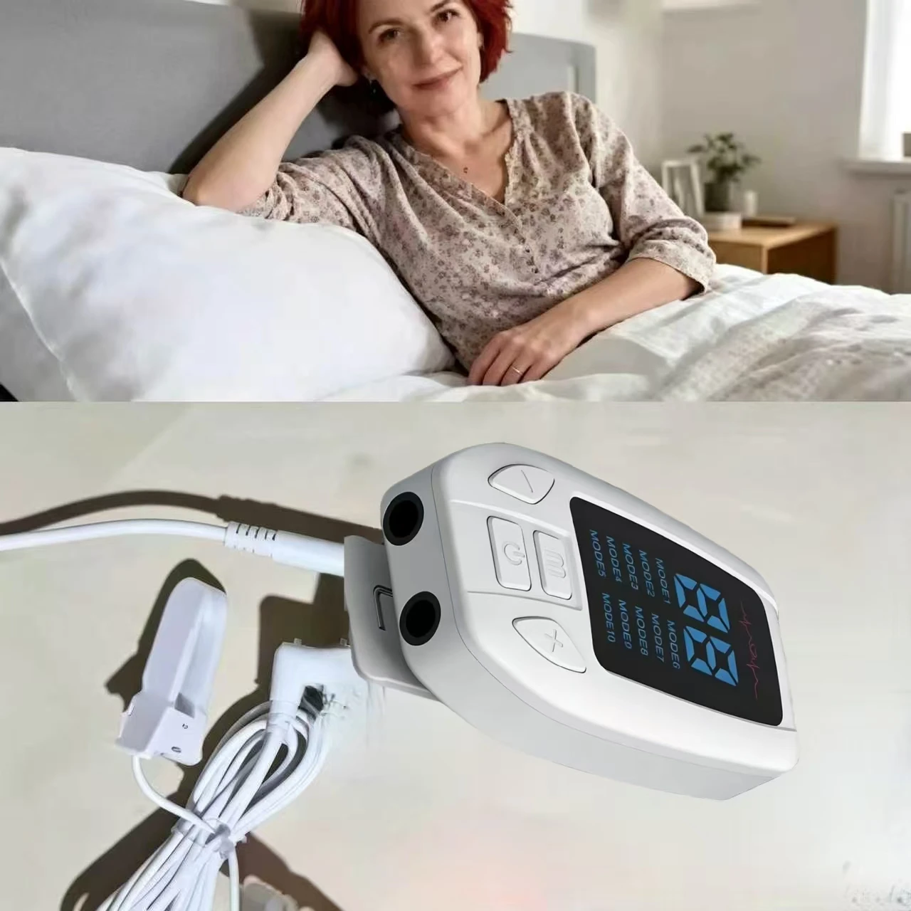 2026 Upgrade TMS CES Sleep Device, Transcranial Magnetic Stimulation Laser Therapy for Better Sleep Quality Home Use