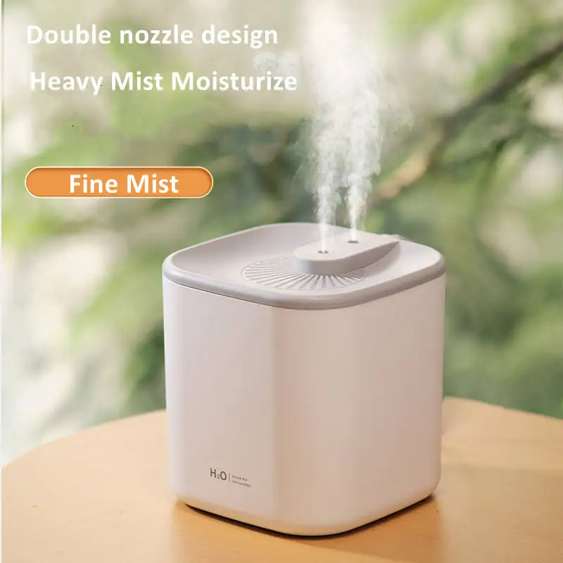 

3L Double Nozzle Air Humidifier Essential Oil Aroma Diffuser With Coloful LED Light Ultrasonic Humidifiers Aromatherapy Diffuser