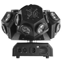 LED 180W 3 Heads Laser Light Moving Head Beam Lighting RGB Shaking Rotating Stage Light for KTV Bar DJ Disco House Party Show