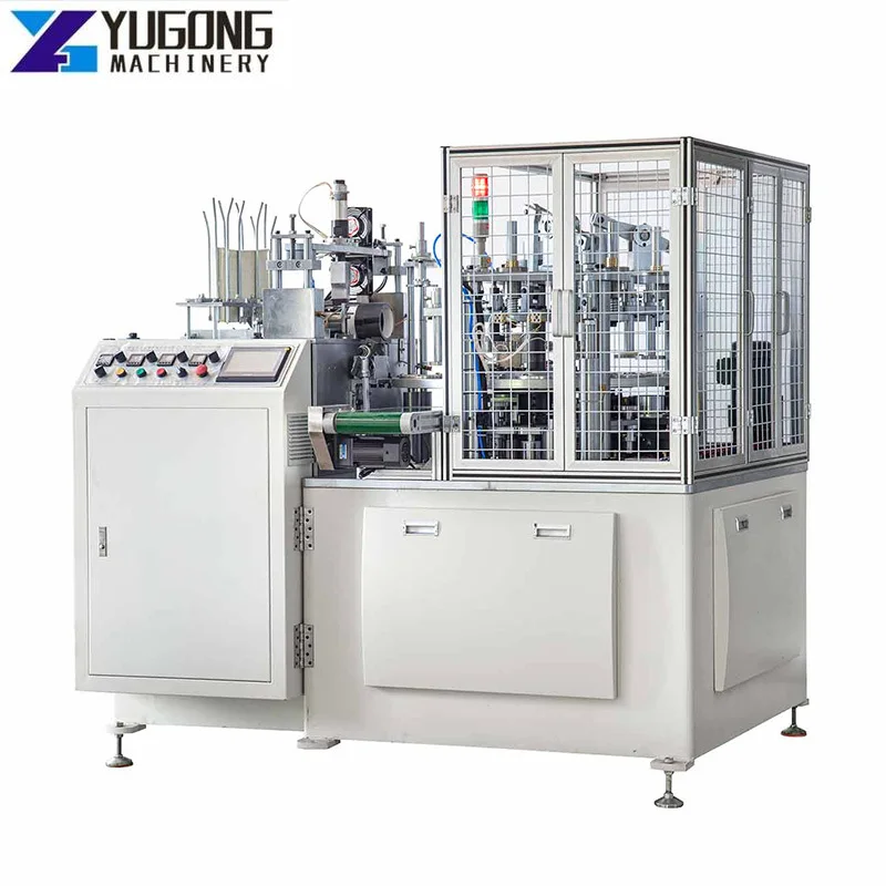 YG China Plastic Cup Lid Making Machine Coffee Cup Lid Forming Equipment Disposable Plastic Cup Lid Cover Production Line Prices