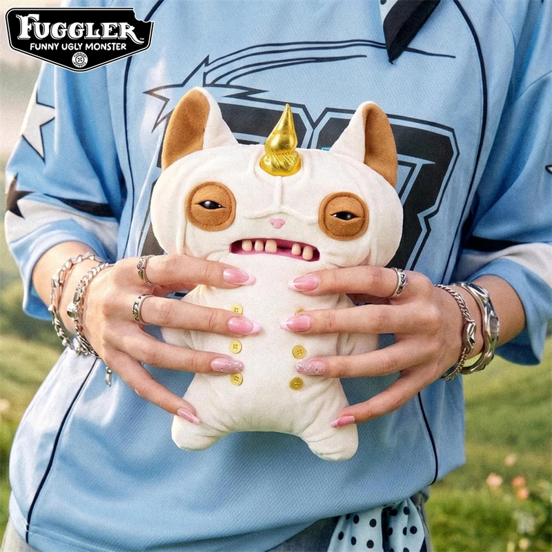 Original Fuggler Funny Ugly Teeth Monsters Plush Toys Fugglercorns Kawaii Unicorn Stinkface Sphynx Cat Screech Peluche Dolls view 3
