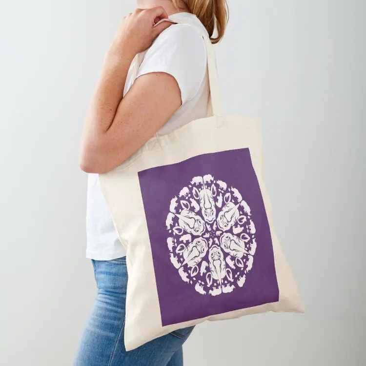 Rhino ZOOFLAKE Tote Bag university shopper bag supermarket folding bag Women's shopper