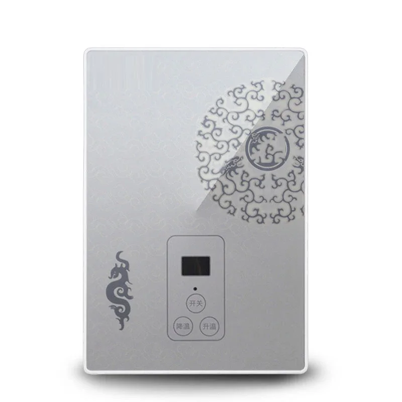 Calentadores de agua eléctricos de calentamiento instantáneo de 220V, calentador de agua colgante, calentador de agua de almacenamiento de seguridad para ducha, 5500W