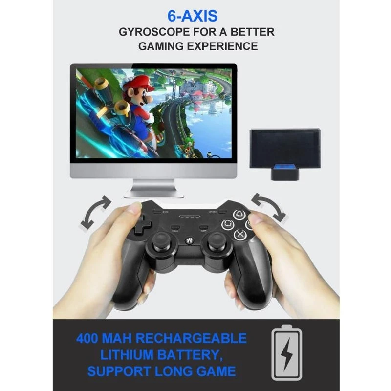 Bluetooth-compatible Somatosensory Double Vibration Function 6axis Gyroscope best sale
