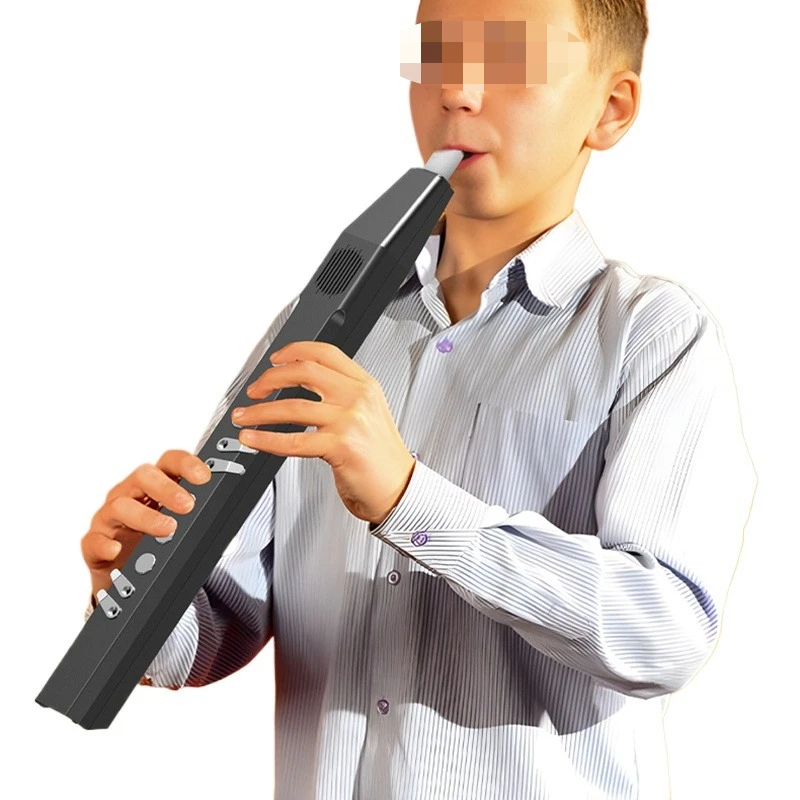 MIDI Electric Blowpipe Portable Bluetooth Electronic Wind Instrument Elderly People Beginners Electric Sax Adults Practice Sachs