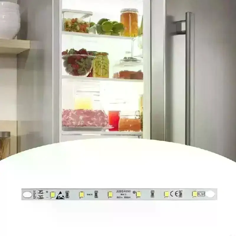 LED Light Strip For Refrigerator 12V 6500K White Bright Replacement Part 32034650 Compatible With Cooling System