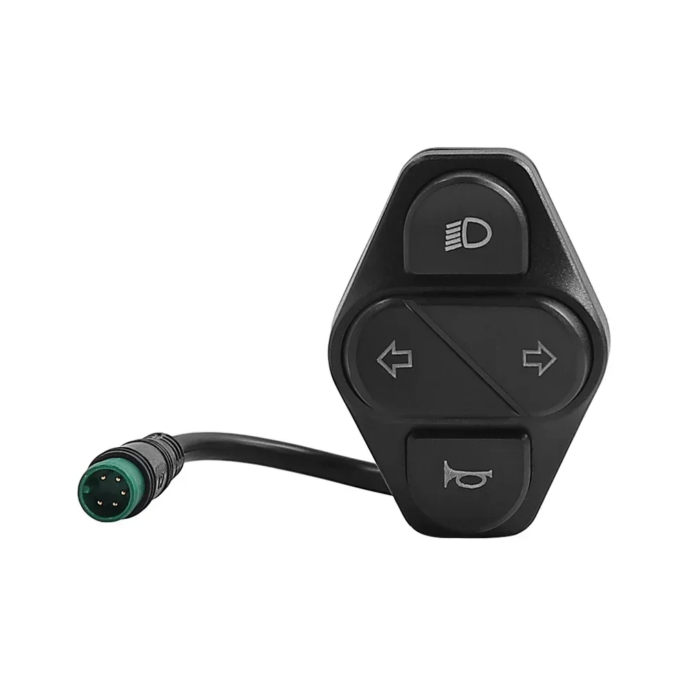 5 Pin Turn Signal Switch Headlight Button for Kukirin G2 Master Electric Scooter Kickscooter Replacement Accessories