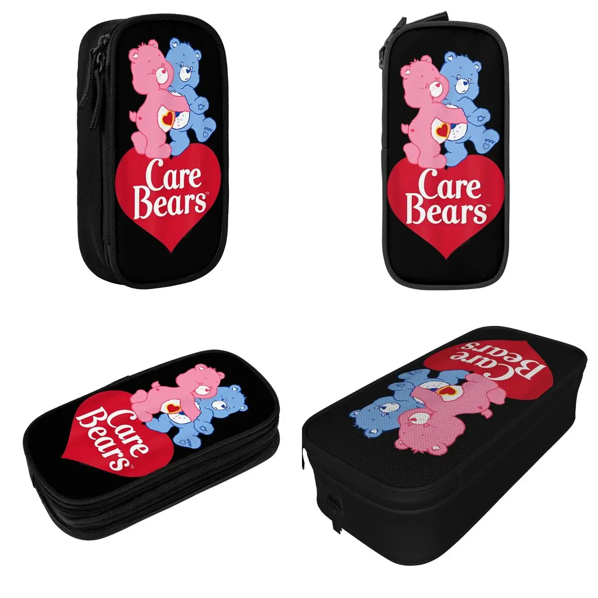 Care Bears Love Grumpy Valentine Hug Logo Pencil Cases Pencilcases Pen for Student Large Bags Students School Gifts Stationery