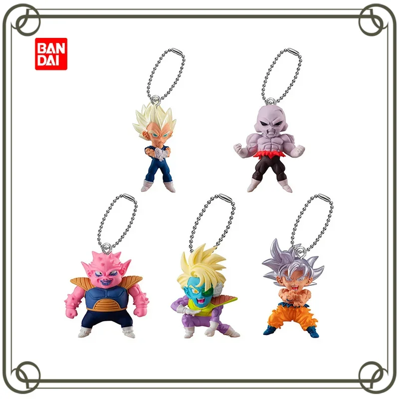 Genuine Bandai Gashapon Dragon Ball Super Z Toys UDM BURST 48 Key Chain Jiren Model Action Figure Toys Gift Collection