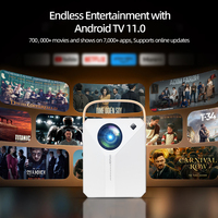 2025 New 4K Ultra HD Projector, Built in Android System, 5G WiFi Connection to Phone Screen Projection, Compact and Portable, Su