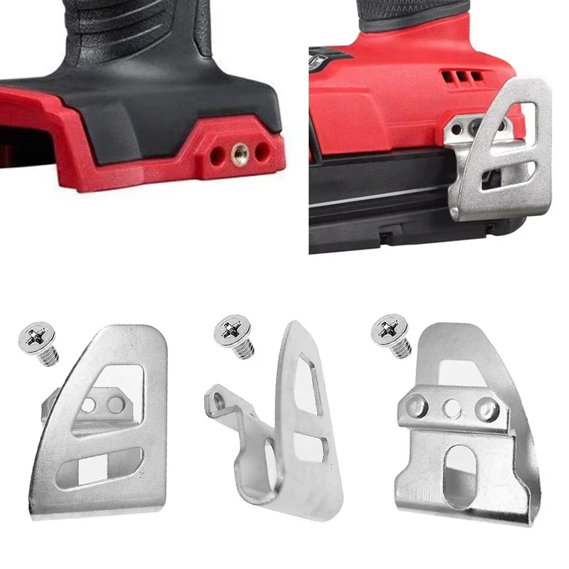 For Milwaukee 18V Drills Belt Clip Hook Bits Holder,Cordless Wrench Impact Driver Bit Holder Hooks Clip Power Tools Accessories