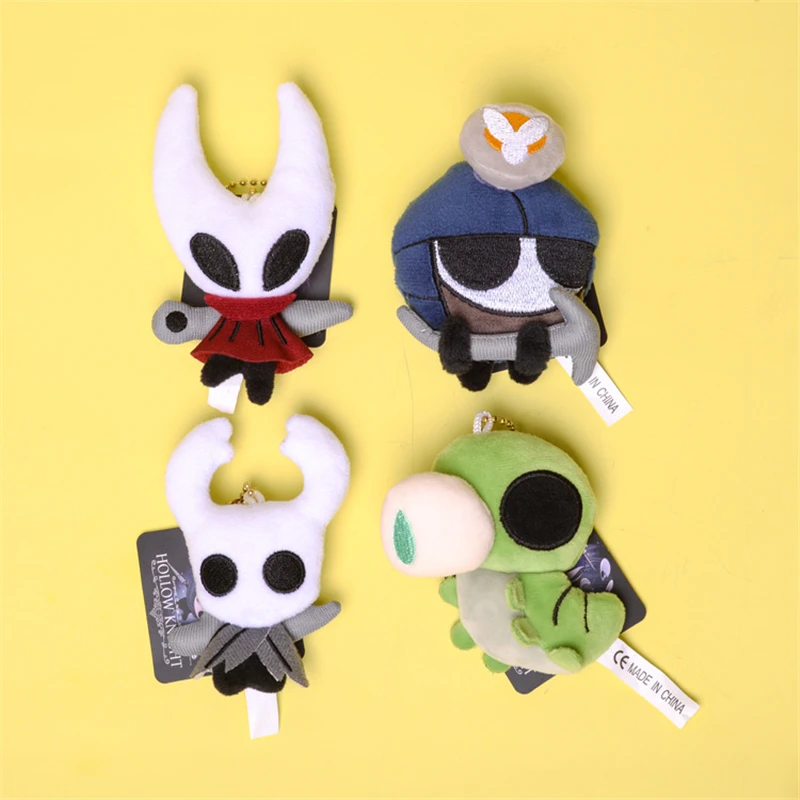 9cm Game Hollow Knight Cosplay Doll Plush Dolls Kids Gift Keychain Pendant Accessories