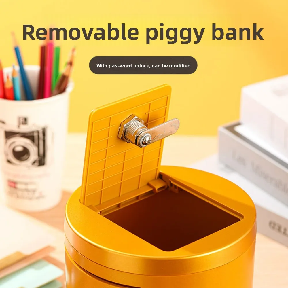 Large Capacity Password Hidden Safes Secure Cash Deposit Withdrawal Money Combination Lock Storage Box Lockable Kids Bank