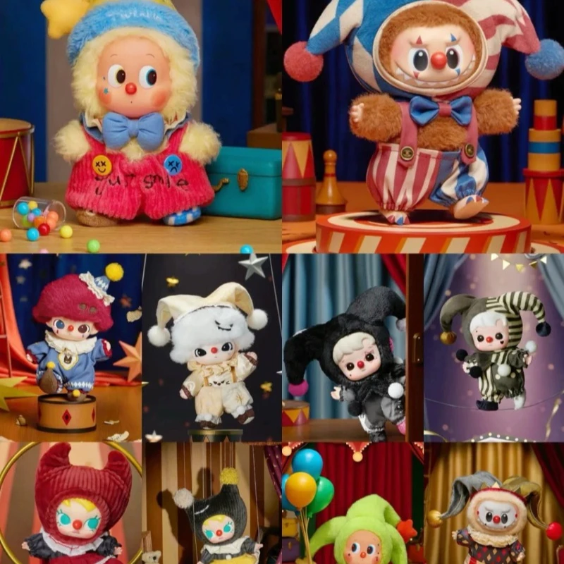 

POPMART подлинная серия «Поче так серьезно», слепая коробка, виниловые плюшевые подвески, экшн-фигурка, милая фигурка клоуна с пламенем, подарок на Хэллоуин