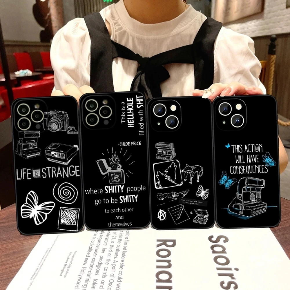 Caulfield Life Is Strange 2 Phone Case for iphone 15 Pro Max 14 Pro Max 12 13 Mini 11 Xr X Xs 8 7 Plus Silicone Back Cover