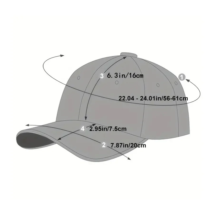 4 Pcs Level Up Hip Hop Caps - Premium Fabric, Baseball Style, Fashionable Design