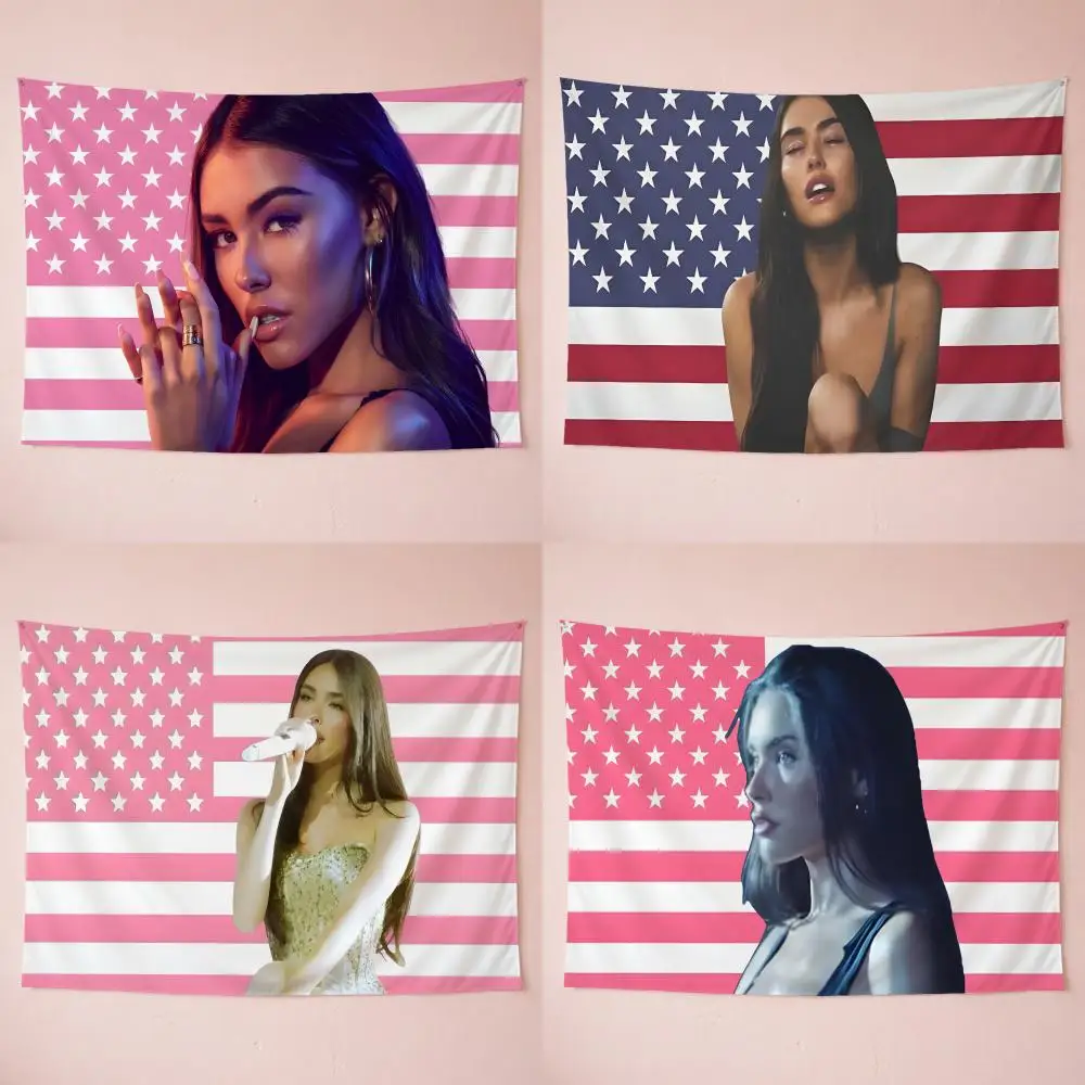 Singer Popstar Madison Beer Tapestry Washable Soft Wall Art Decor for Living Home Room Bedroom