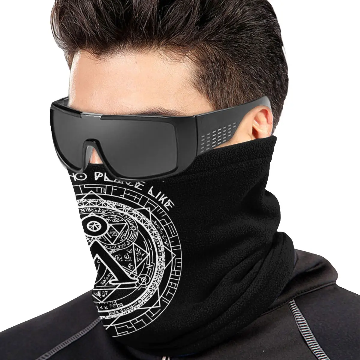 Sci-fi Stargate Sg1 Stargate Atlantis Fantasy Culun Tidak Ada Tempat Seperti Rumah Serat Mikro Neck Gaiter Bandana Syal Bersepeda