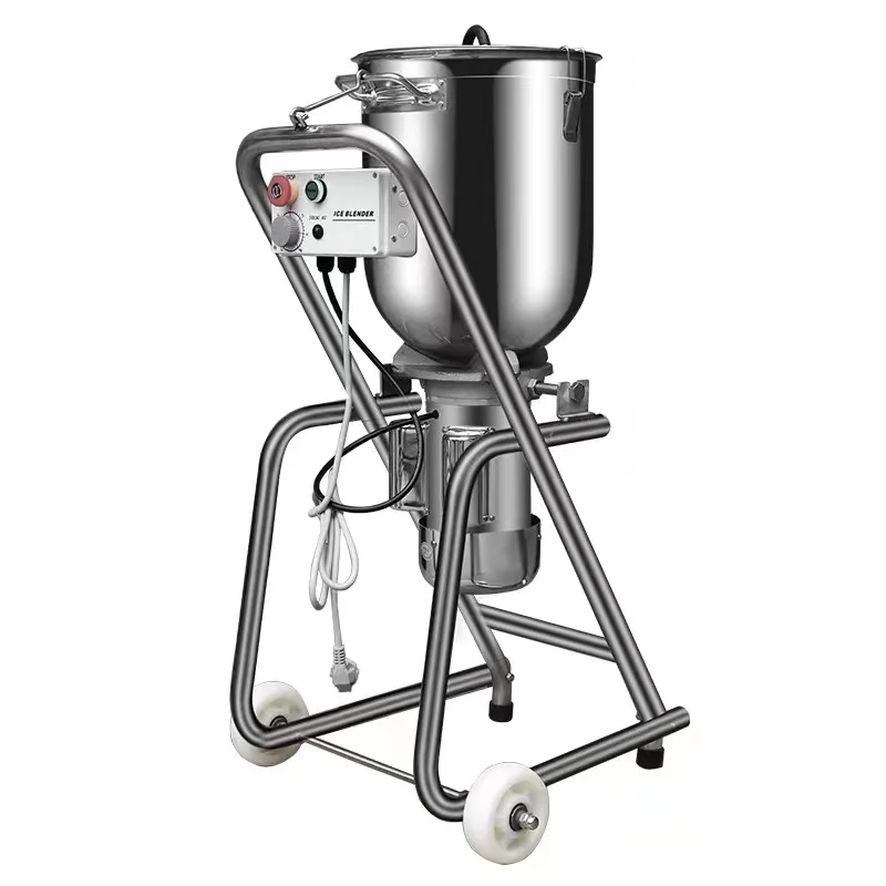 Commercial Large-Capacity Smoothie Machine Floor-Standing Jam Mixer Milkshake Mung Bean Ice Broken Wall Cooking Machine