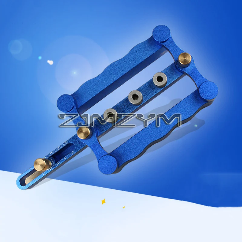 6/8/10mm 3 In 1 Self-centering Woodworking Doweling Jig Drill Guide Wood Dowel Puncher Locator Tools Kit