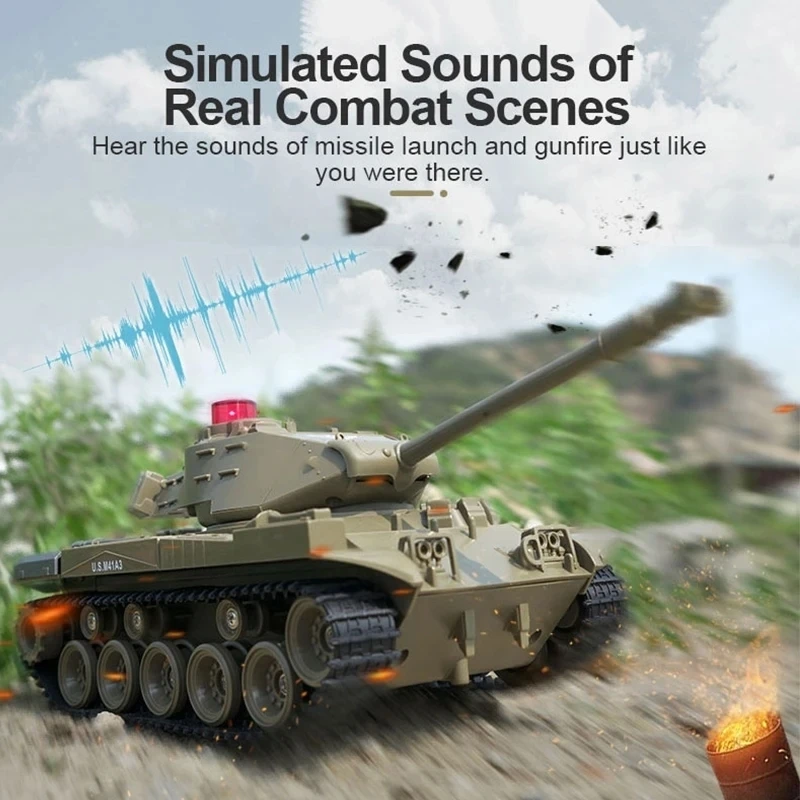 JJRC Q85 1:30 Rc Tank Remote Control Mini Military Tiger Tank 2.4Ghz Remote Control Tracked Tank Sound Effects Military War Toys