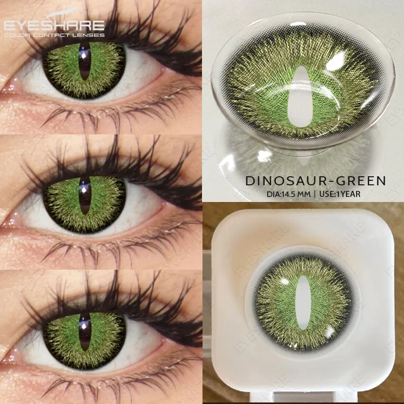 EYESHARE Cosplay Farbige Kontaktlinsen für Augen, jährliche Verwendung, Make-up, verrückte Halloween-Schönheit, rote Kontaktlinsen, Augenkosmetik – Detail 26
