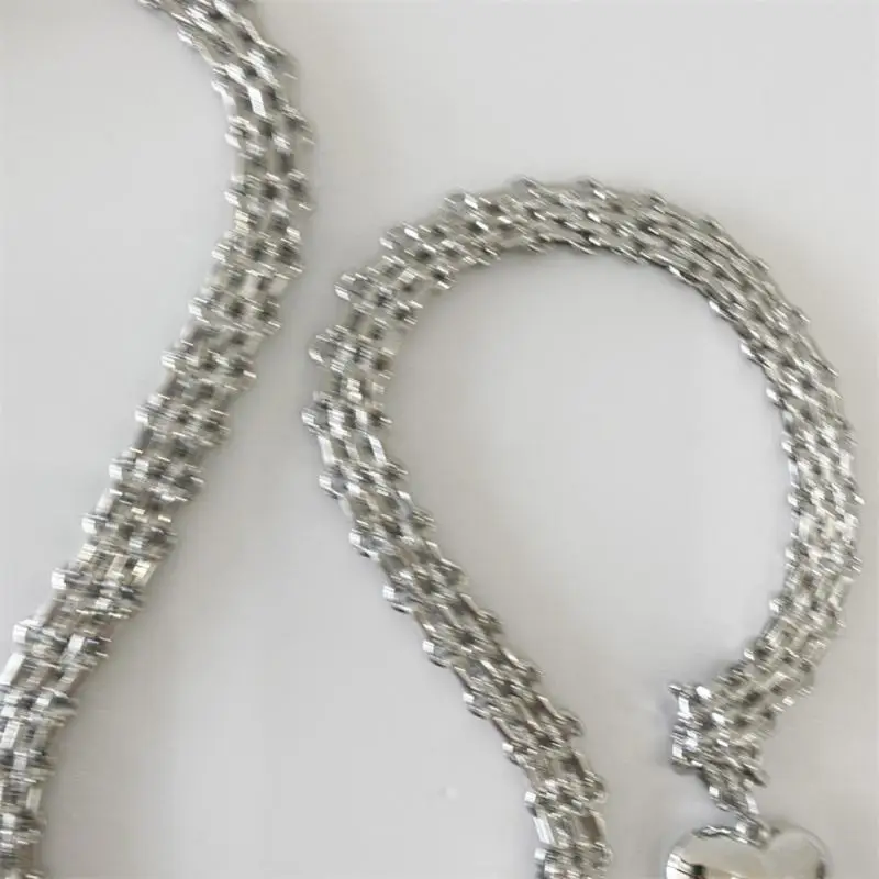  Unique Punk Chain Belt Necklace Portable for Trendy Individuals and Performers