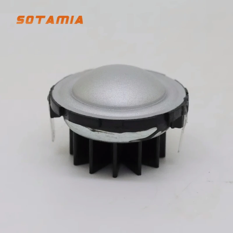 

SOTAMIA 2Pcs 1 Inch Mini Speakers 4 Ohm 20W Tweeter Audio Speaker Silk Film With Heatsink Treble Speaker 94dB