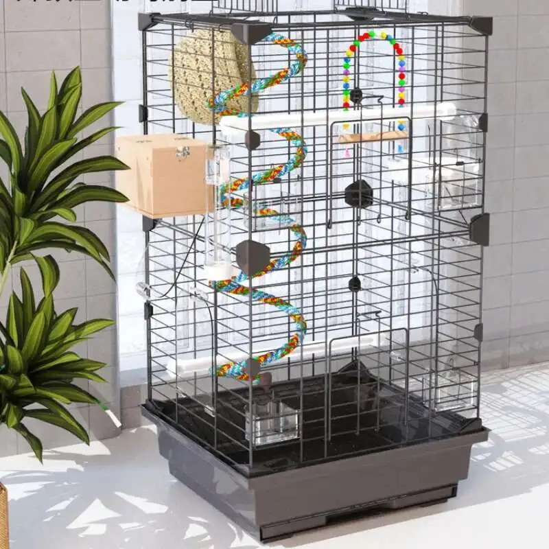 

Speciality Villa Bird Cage Breeding Feeder Accessories Portable Bird Cage Courtyard Oiseaux Accessoires Pet Products RR50BC