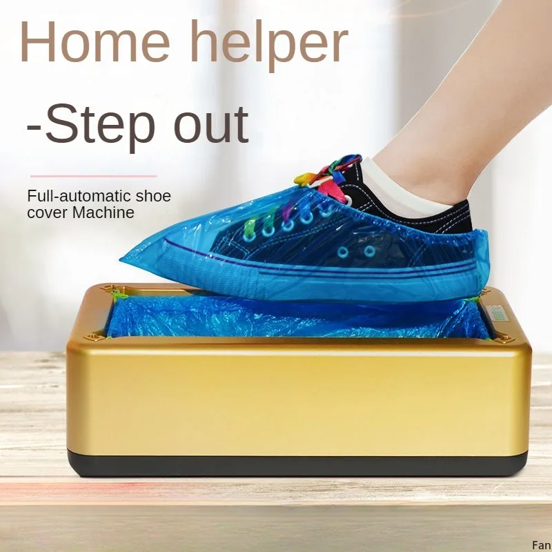 New models Shoe cover machine Disposable automatic shoe cover device Intelligent shoe film machine Household foot stepping box