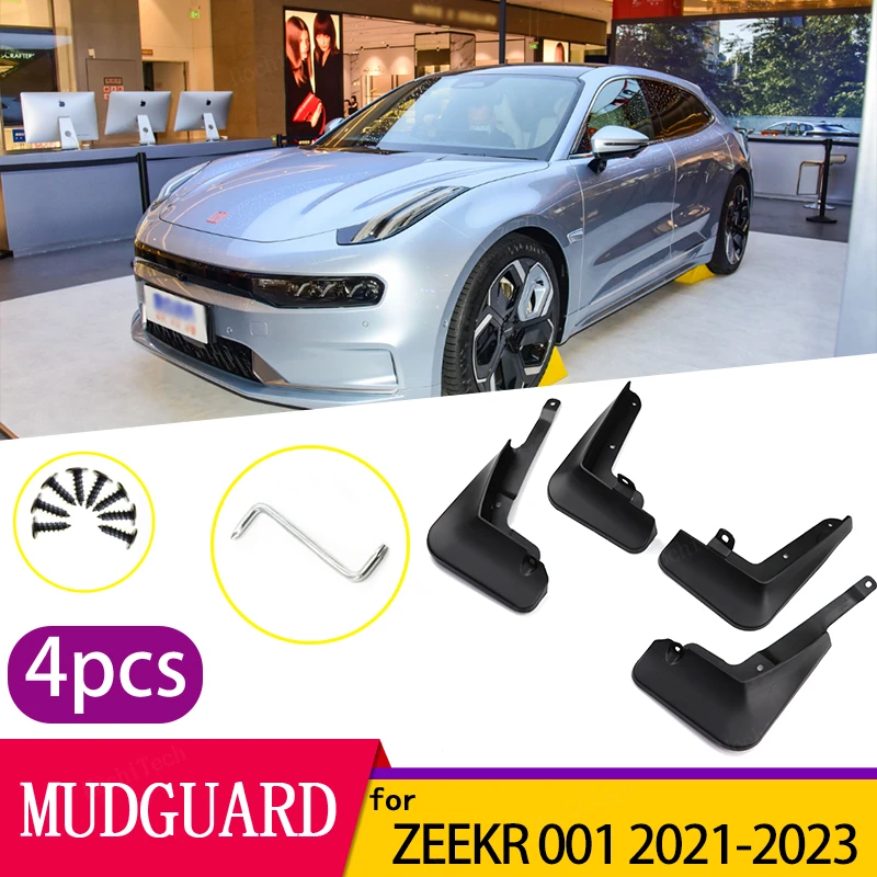 Mudflaps Mud Flaps Splash Guards Mudguards Front Rear Fender Protector for ZEEKR 001 2021 2022 2023 Mudflaps Splash Guards