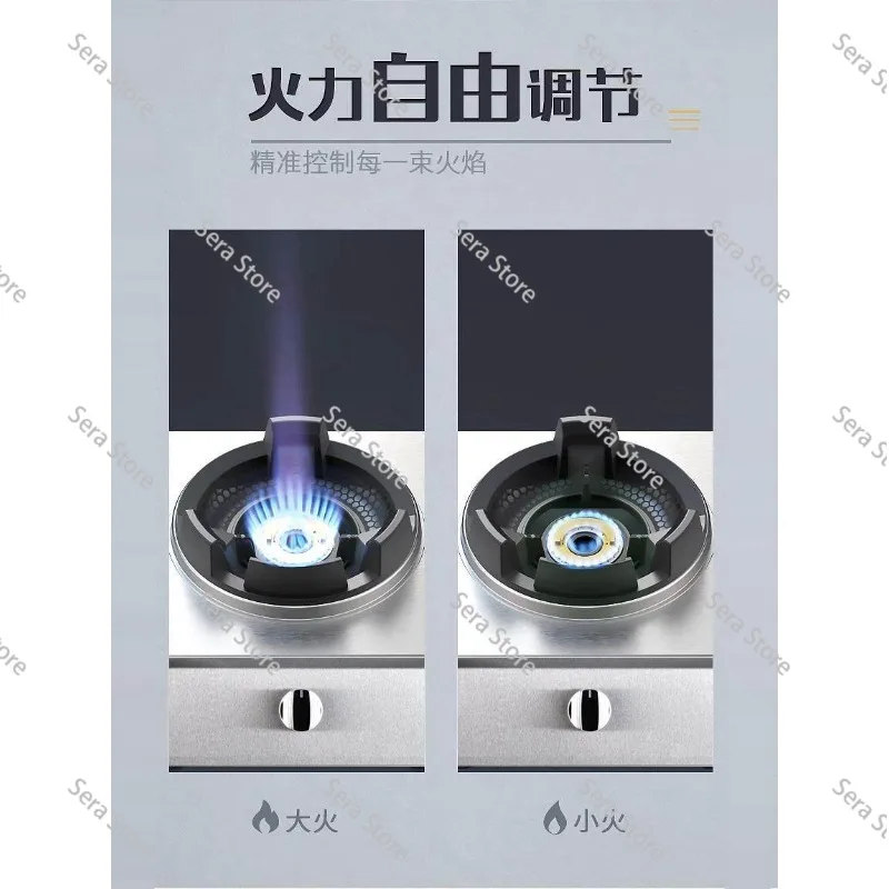 Kitchen Single Gas Stove Household Gas hob Cooktop Stainless Steel Commercial Gas stove Range Sove